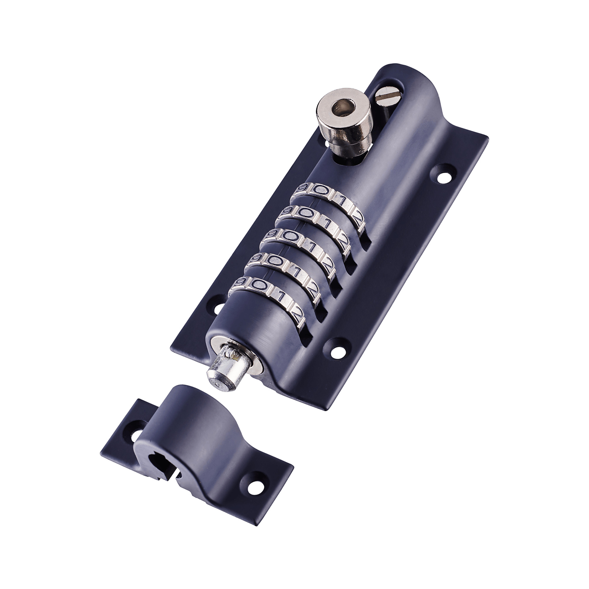 Squire Combi Bolt Combi 5, Weatherproof Combination Bolt Lock, 5-Wheel